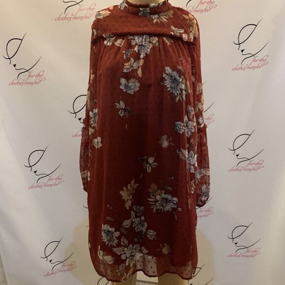 Japna. Size M. Mini Dress or Top. "Dotted Swiss" type Semi Sheer Lined. B10. - Picture 1 of 5